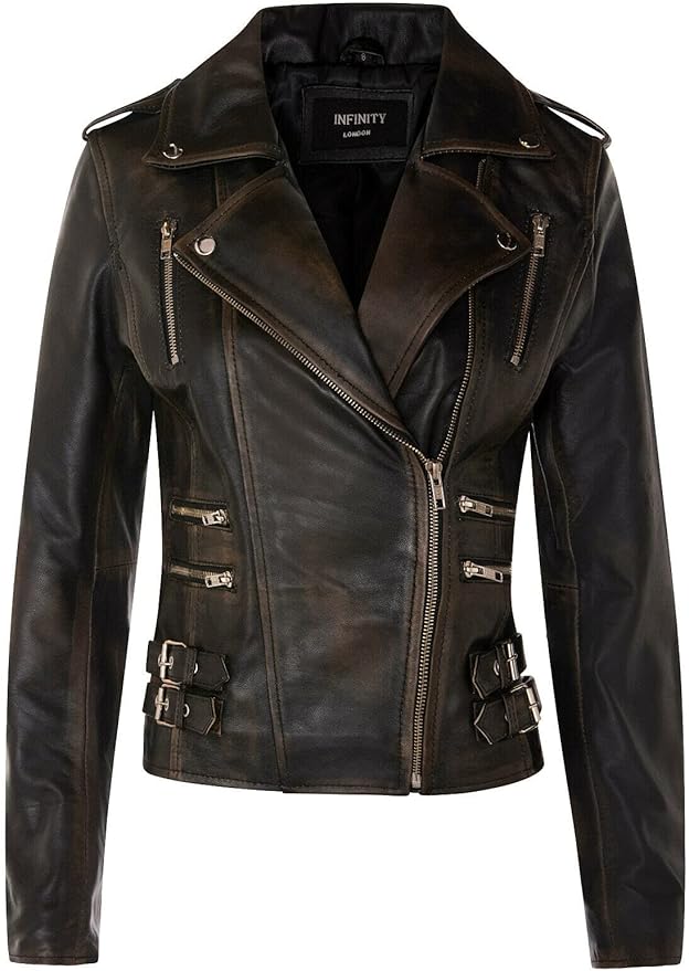 Oversized Vintage Lederjacke